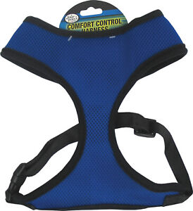 Four Paws Comfort Control Air Mesh Harness Blue-  Asst Size (Free Shipping )
