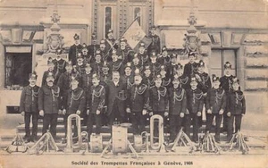 Suisse - GENÈVE - Société des Trompettes Française 1908 - Ed. inconnu - Picture 1 of 2