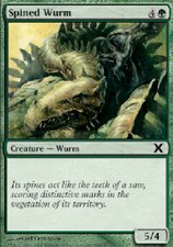 SPINED WURM FOIL 10th Edition MTG Magic the Gathering Cards DJMagic