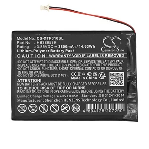 Batterie 3800mAh HB386589 Pour XTOOL AutoProPAD LITE Version Auto Key Programmer - Picture 1 of 5