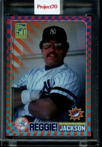 2021 Topps Project 70 Card #579 Reggie Jackson 2001 Claw Money Rainbow Foil /70 - Picture 1 of 2