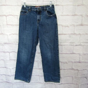 Old Navy Blue Straight Leg Jeans Boy's Size 12 Husky - Picture 1 of 6