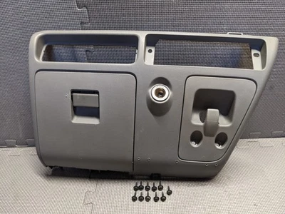2005-2007 Ford F-250 F-350 Super Duty GRAY Center Lower Dash Trim w/ Compartment - Image 1 of 4