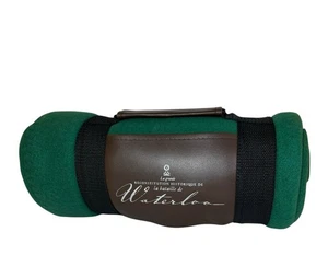 Waterloo Battle Reenactment Green Fleece Picnic Blanket Roll Historic Event - Picture 1 of 5