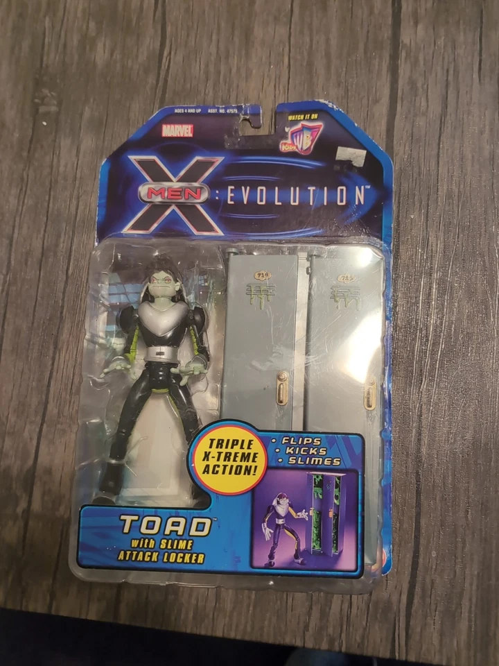 2001 ToyBiz Marvel X-men Evolution Toad 6" Action Figure