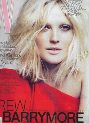 W Magazine Drew Barrymore Designer Fashion Revival A Society Queen Fiat Heiress  - Image 1 of 4