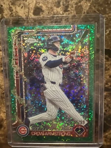 topps chrome holiday Pete crow armstrong green sparkle /99 #HC41 - Picture 1 of 3