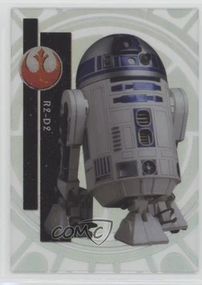 2015 Topps Star Wars High Tek Form 1 Emperor's Throne Room Window R2-D2 #8 0f8 - Image 1 of 3