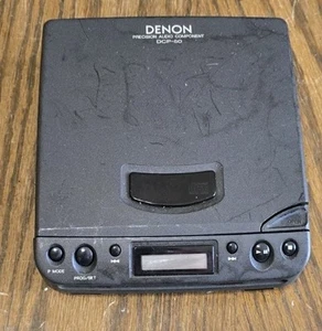 FOR PARTS OR REPAIR Vintage Denon DCP-50 CD Player Portable Compact Discman 1991 - Picture 1 of 7
