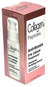 Spa Cosmetics Collagen & Peptides Anti-wrinkle Eye Cream De-puffing formula - Picture 1 of 4