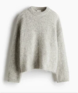 H&M Oversized Mohair-Blend Sweater Size Small  - Picture 1 of 8