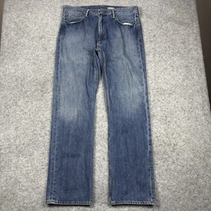 Vintage Polo Ralph Lauren Jeans Herren 36x34 Blau Straight Leg 867 Denim 96’ - Bild 1 von 10