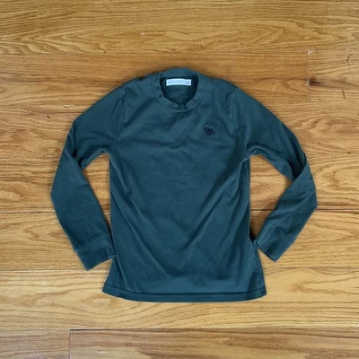 Camisa Abercrombie Niños Verde Manga Larga Talla 7/8 Big Moose Foto 1 de 4