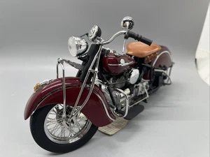 Franklin Mint Harley-Davidson 1942 Indian Motorcycle 442 1:10 Diecast Scale - Picture 1 of 11