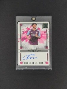 Panini Impeccable Premier League 2024-25 Tyrone Mings /5 Emerald On Card Auto - Picture 1 of 2