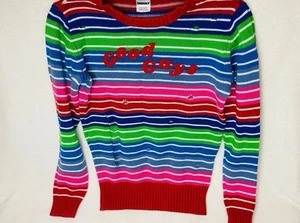 Universal Studios Spirit Chucky Good Guys Distressed Soft Sweater Youth Large - Picture 1 of 9