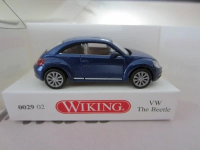 WIKING 0029 VOLKSWAGEN EL ESCARABAJO en modelo AZUL es PLÁSTICO - HO o escala 1:87 Foto 1 de 2