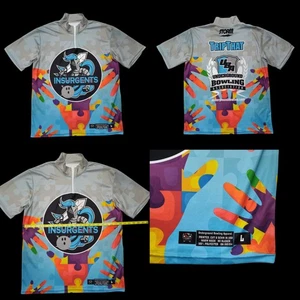 Storm Bowling Shirt Herren Large Insurgents UBA Kurzarm Polyester - Bild 1 von 7