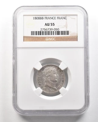 1808 BB France Franc AU55 NGC *4714 Foto 1 de 3