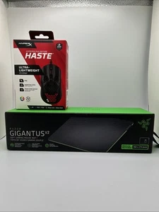 HyperX Pulsefire Haste Ultra-Lightweight Tested. & Razer Gigantus V2 mouse pad. - Afbeelding 1 van 23