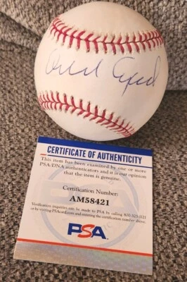 ORLANDO CEPEDA SIGNED OFFICIAL ML BASEBALL SF GIANTS HOF PSA/DNA CERTED AM58421  - Image 1 of 4