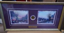 Thomas Kinkade Paris City Of Lights Framed Picture 19inch x 9.5inch 