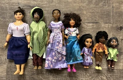 Disney Encanto Doll Set of 7 Dolls Mirabel Isabela Luisa Antonio Bruno - Image 1 of 4