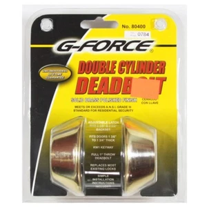G-FORCE Double Cylinder deadbolt lock NO.80400 key alike 0627 - Picture 1 of 1