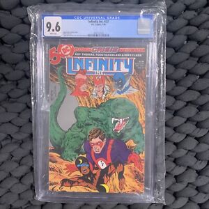 Infinity, Inc. #22 CGC NM+ 9.6 White Pages Todd McFarlane Art! DC Comics
