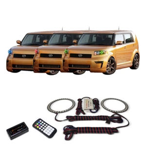 RGB Multi Color Bluetooth Headlight Halo kit for Scion xB 08-10 - Picture 1 of 6