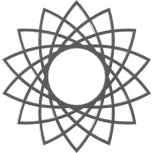 Ekena Millwork Pierced Ceiling Medallion 3/4"x26" Architectural Grade PVC Nickel - Picture 1 of 6