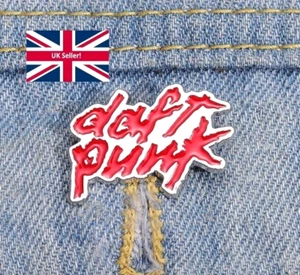 Enamel Pin DAFT PUNK Electro House Music Pins Band Logo Badge Lapel Metal Brooch - Picture 1 of 8