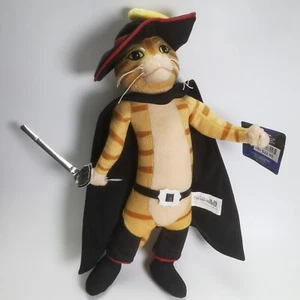 ~ Selten ~ Stiefelkater 16 Zoll Plüschtier/Stofftier ~ Shrek 4-D ~ 2015 ~ Dreamworks ~ - Bild 1 von 18