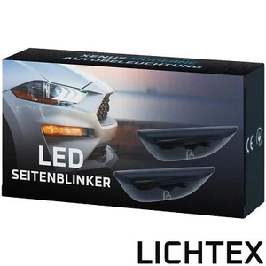 LED Blinker Umrüst-Satz 95994973 für Opel Chevrolet Schwarz smoked dynamisch - Picture 1 of 4
