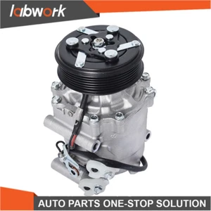 Labwork A/C Compresor w/Clutch For 2002-2005 Honda Civic DX EX HX Sedan L4 1.7L - Picture 1 of 5