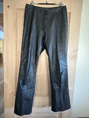 Pantalones de cuero vintage Elements By Vakko Foto 1 de 4