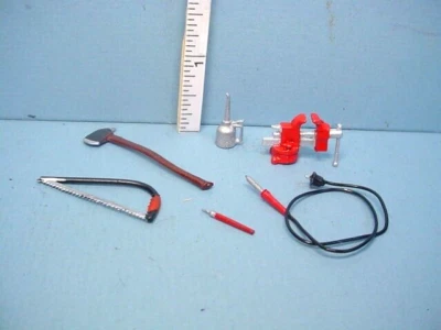 Miniature Handyman's Tool Set #3 (6 pc) Reynolds Metal Non-Working  1/12th Sc - Image 1 of 2