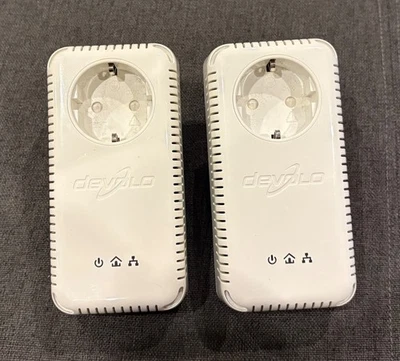 devolo dLAN 200 AVplu  200 Mbps Powerline-Adapter, Netzwerk, Internet, Heimnetz, - Bild 1 von 4