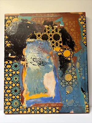 GERALD LUBENSKY ABSTRACT PAINTING RHODE ISLAND SCHOOL OF DESIGN KANSAS PROFESSOR - Image 1 of 4