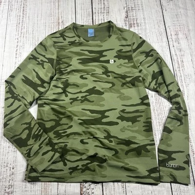 CAMISA MUJER BURTON CAPA TALLA M CAMUFLAJE MANGA LARGA ESQUÍ SNOWBOARD Foto 1 de 4