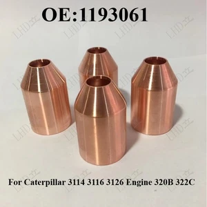4 Pcs Fuel Injector Sleeve 1193061 For Caterpillar 3114 3116 3126 Engine 320B* - Picture 1 of 1