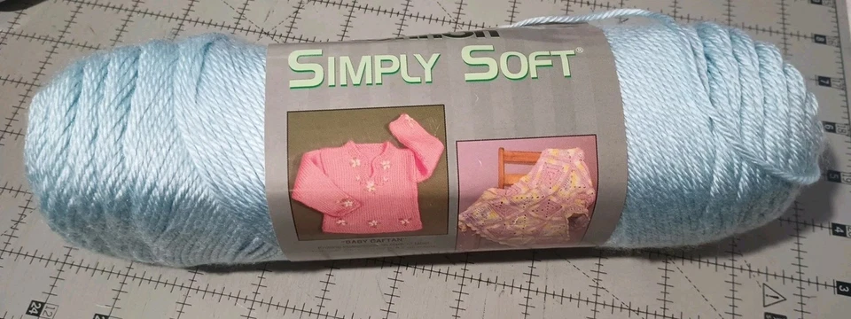 CARON Simply Soft 7 oz Skein 100 Acrylic Soft Blue 9909