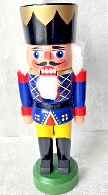 Erzgebirge Nutcracker King Blue 8.5" By HoDreWa Legler - Image 1 of 4