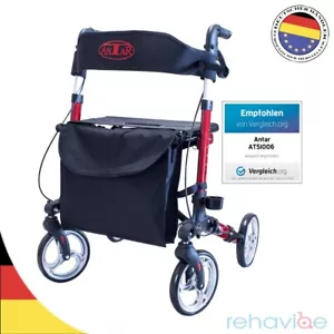 Antar Alu-Rollator, Leichtgewicht-Reiserollator, 3-fach faltbar - Bild 1 von 6