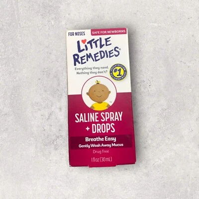 Little Remedies Saline Spray + Drops Ex 2024 - Image 1 of 3