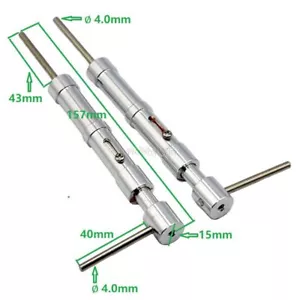 Anti-Vibration Aluminum Landing Gear D4x15xL157mm for RC Model Airplane Warbird - Picture 1 of 6
