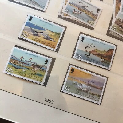 ISLE of MAN MINT 1983 High Value Marine Birds Definitive 20p to £1 SG 244/47 - Image 1 of 3