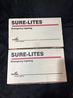 2 COOPER LIGHTING SURE LITES 1395039 LBL-267120/277 Voltage  NIB EXIT - Image 1 of 4
