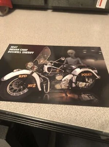 1947 Indian Chief Roswell Sheriff Mini Poster aus New Burch Museum - Bild 1 von 4