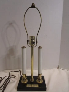 Vintage Crown Royal Bouillotte 2-candlestick table lamp Bar Man Cave 1960’s MCM - Picture 1 of 13
